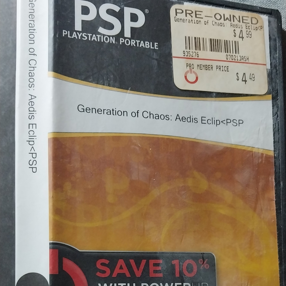 Generation of Chaos: Aedis Eclipse PSP Video Game